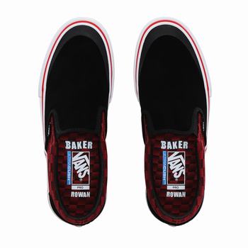 Damske Tenisky Vans x Baker Slip-On Pro Rowan/Speed Check VA32OYHXG